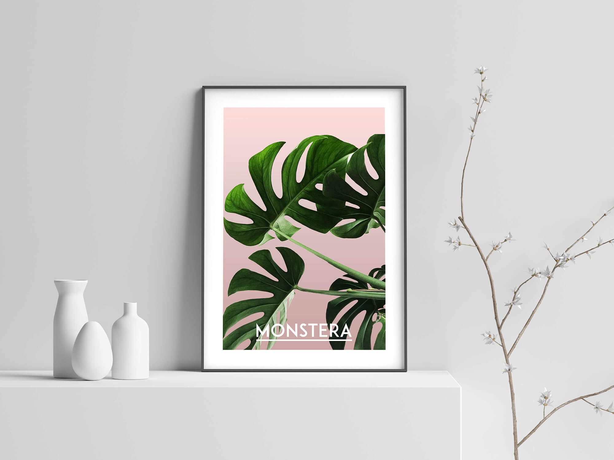 Monstera Poster en Print - Botanische Wanddecoratie