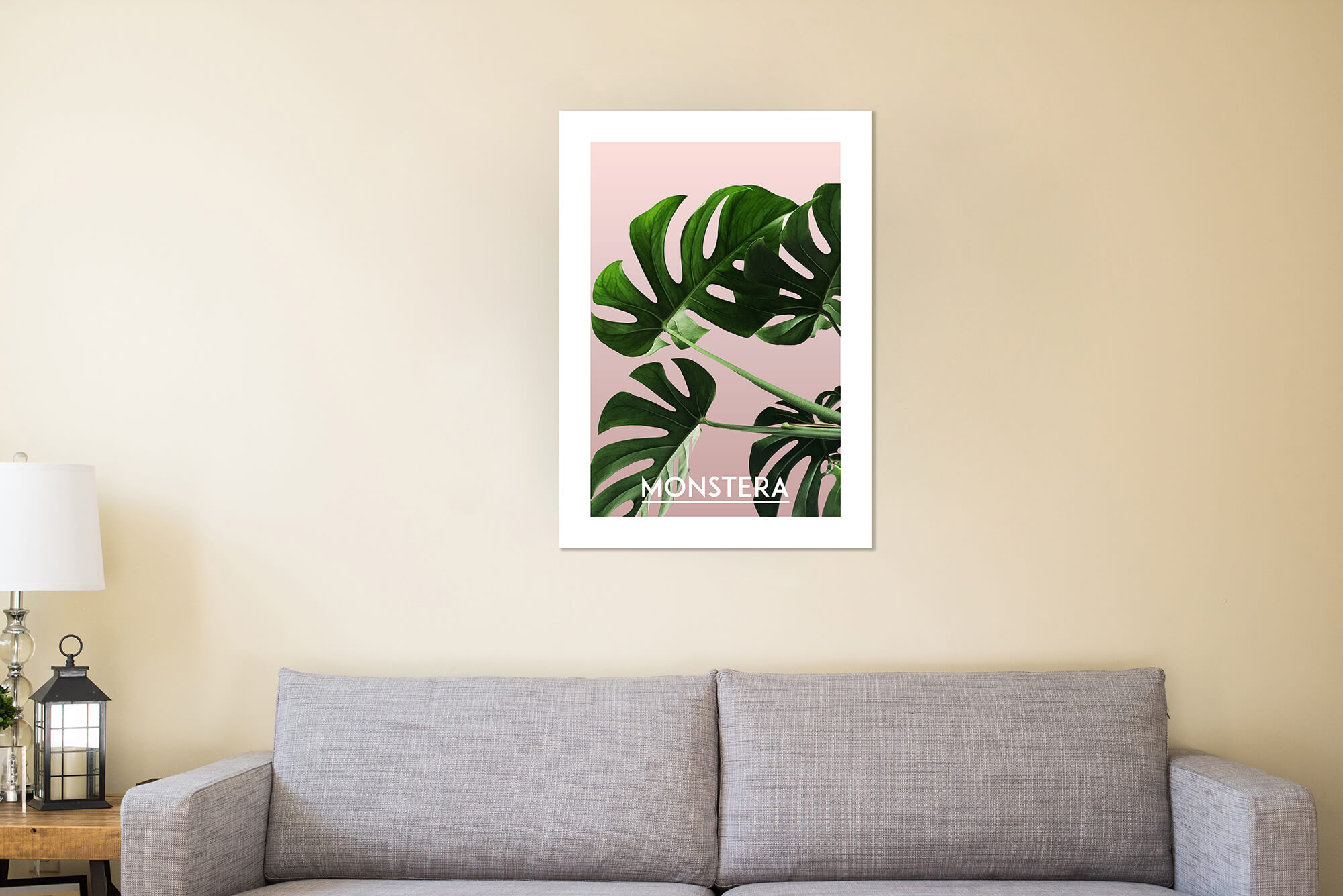 monstera Botanische Poster en Canvas Print
