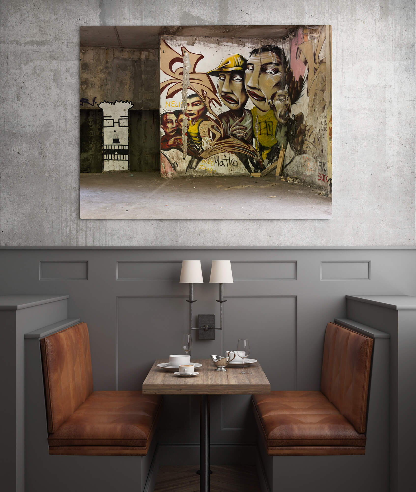 sniper tower street art poster en print