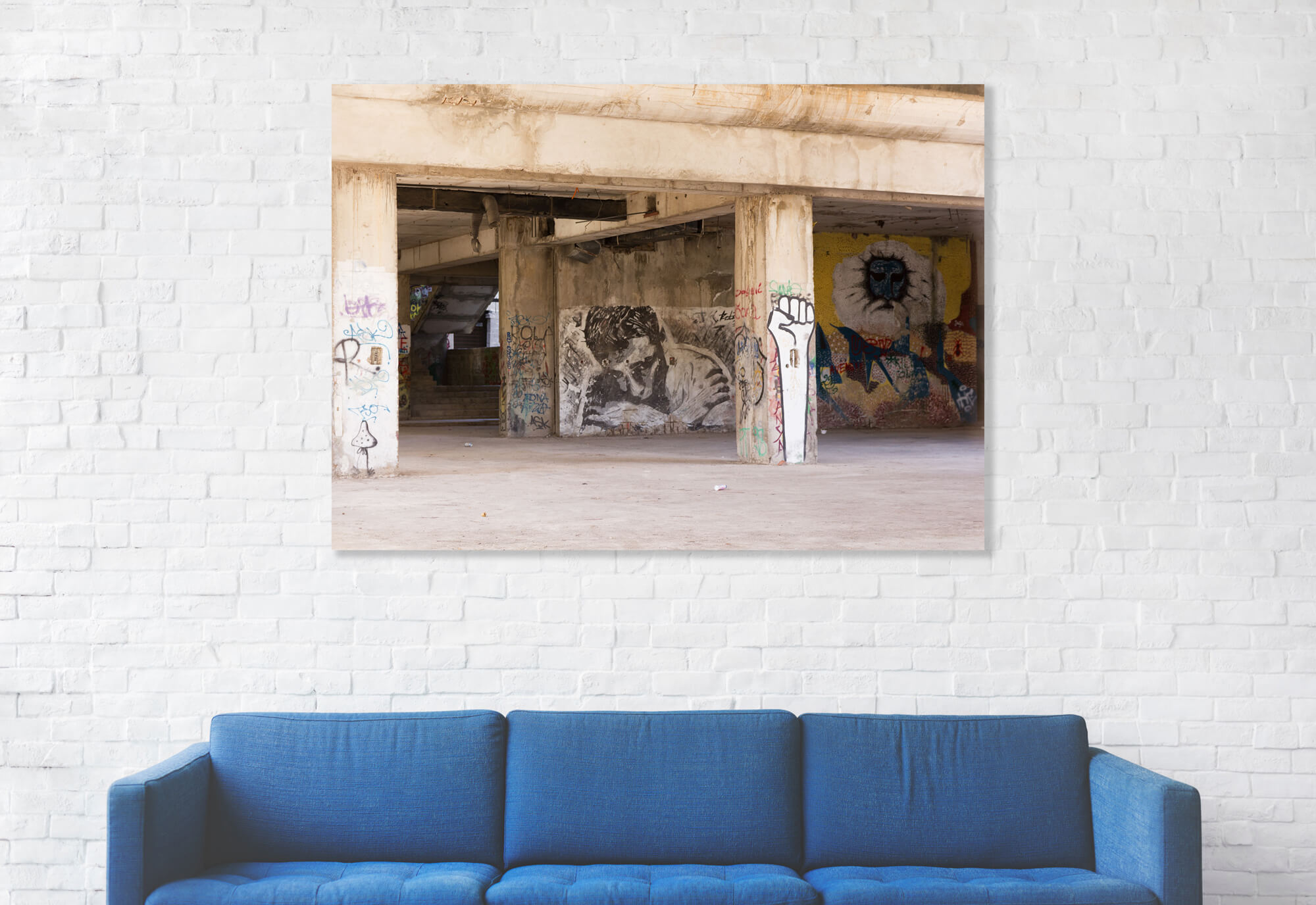 Inside the Sniper Tower Urban canvas