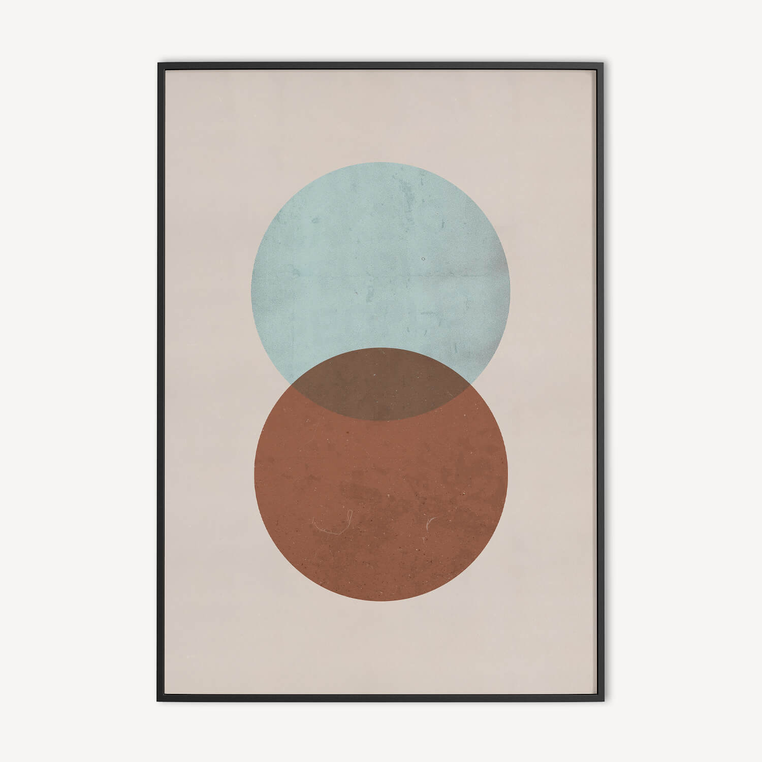 Industriële Cirkels Poster en Canvas Print