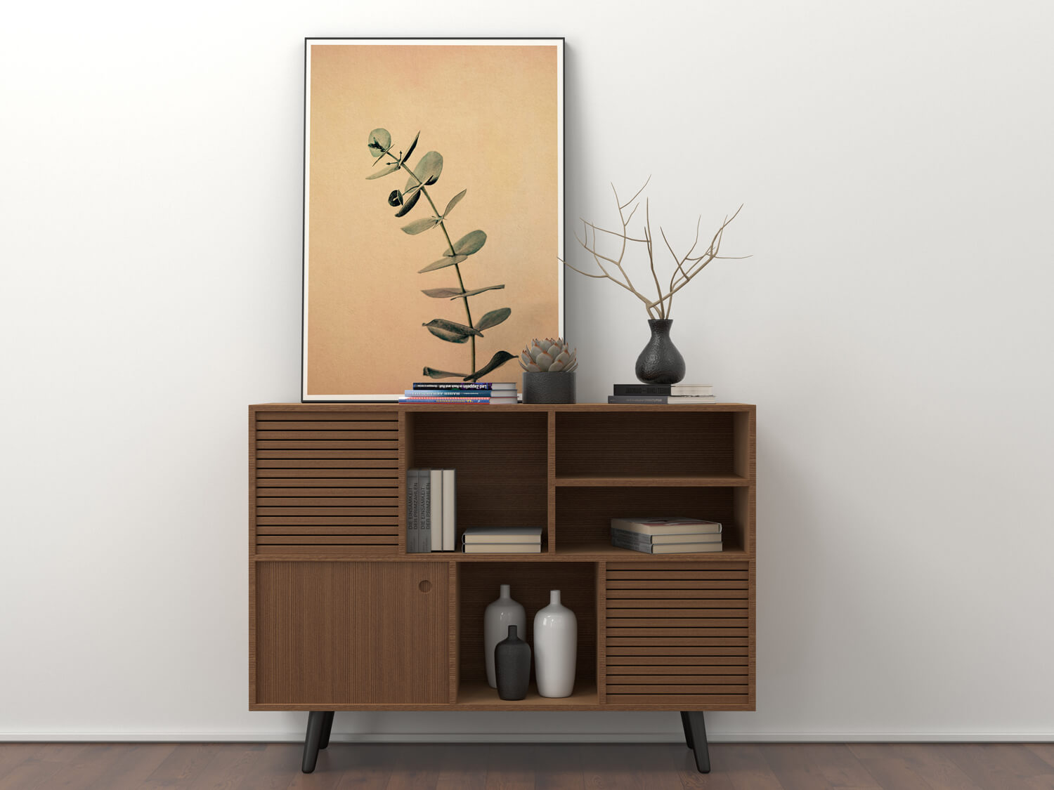 eucalyptus botanische wanddecoratie