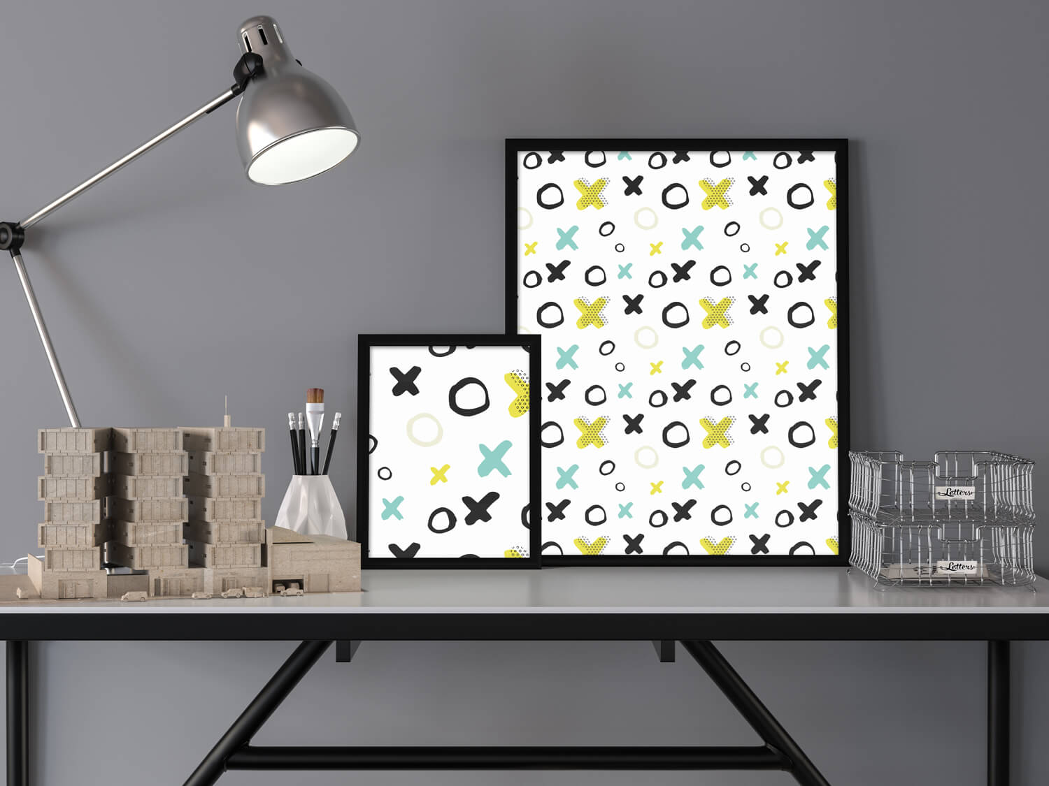 Abstracte Moderne Poster