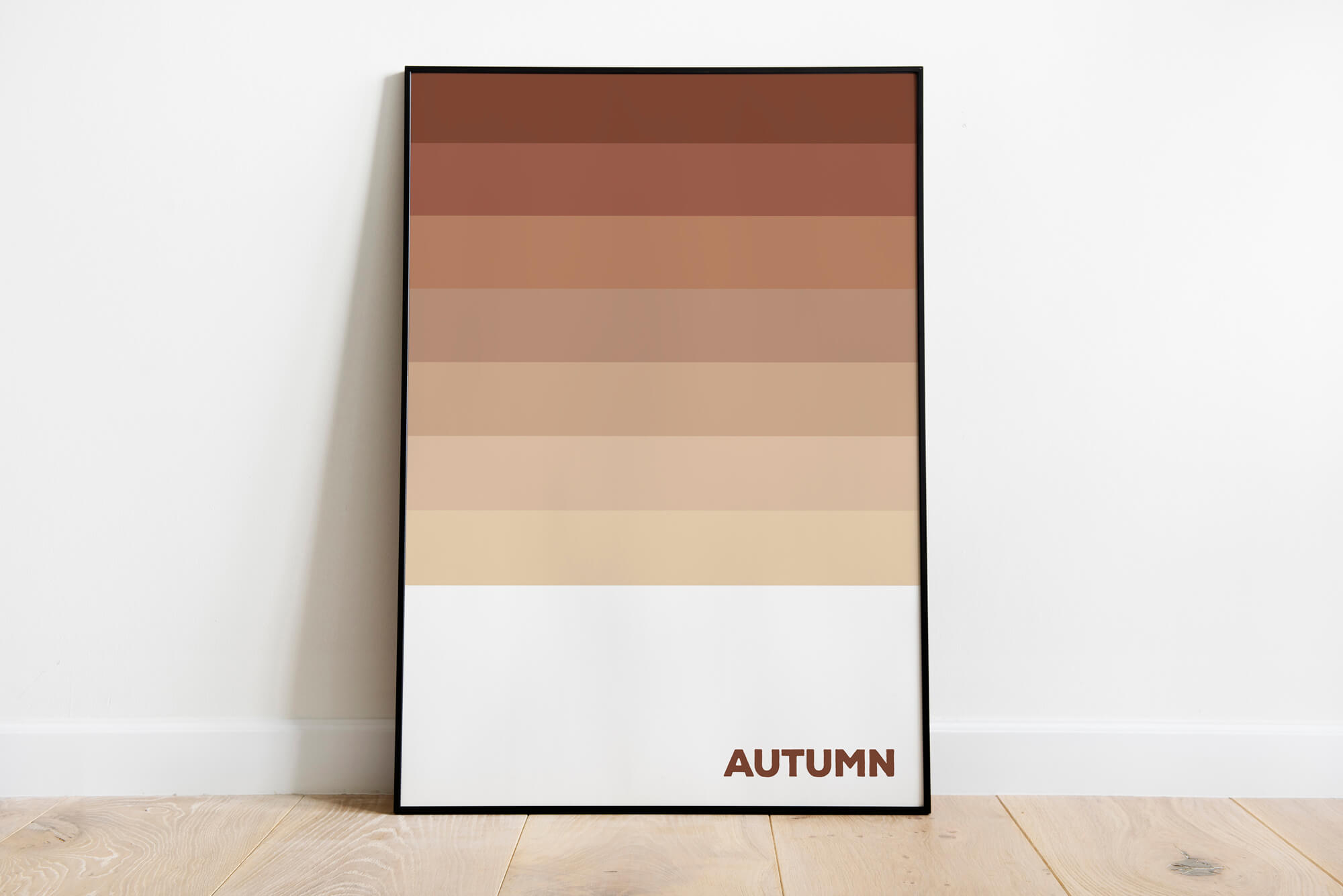 Autumn - Herfstkleuren Poster - Abstracte Wanddecoratie