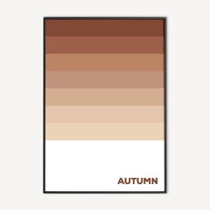 Herfst Poster - Abstracte Wanddecoratie