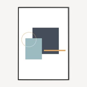 Minimalistische Geometrische Poster en Print