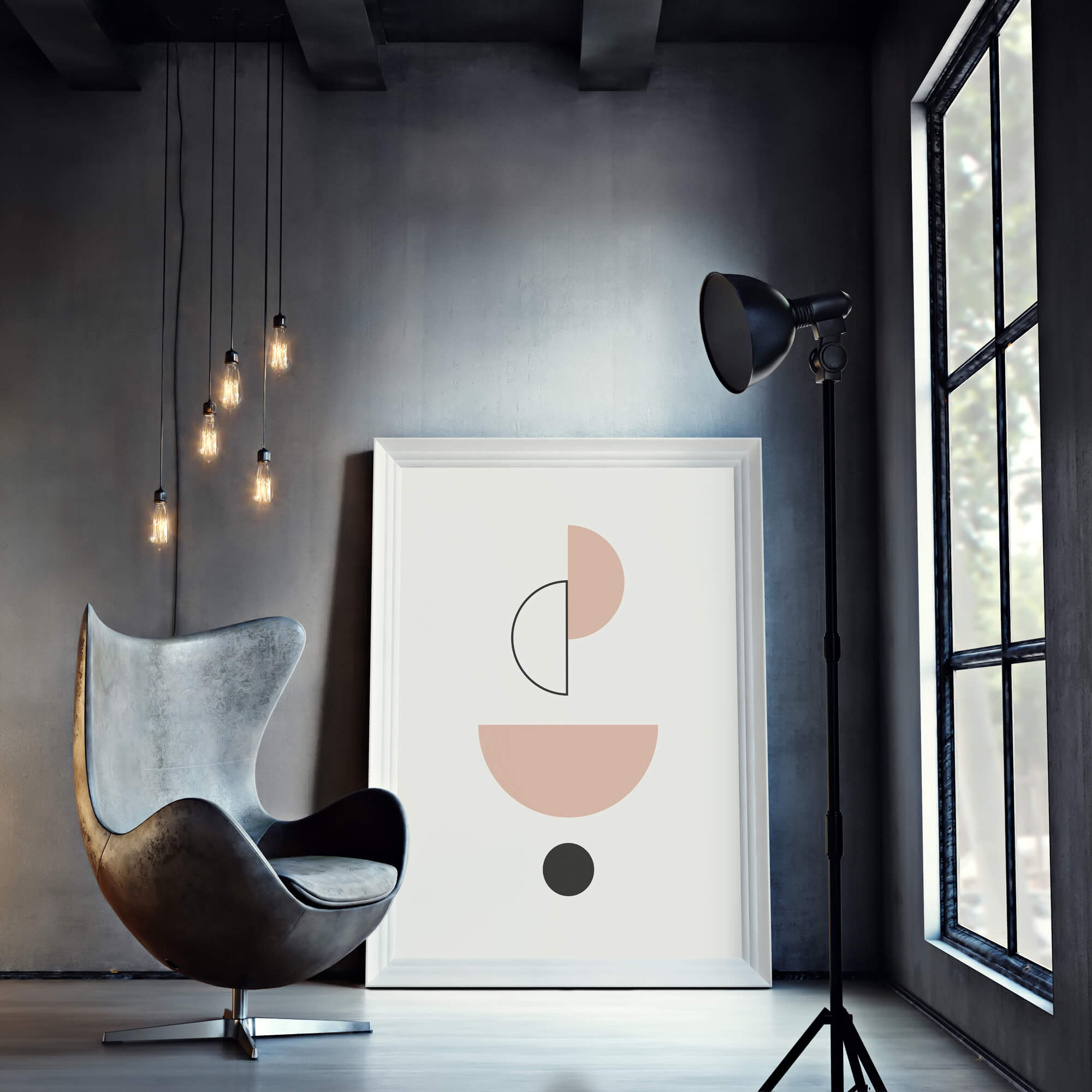 abstracte Scandinavische poster