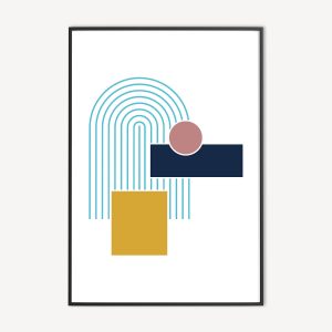 Felle Kleuren Poster en Canvas Print