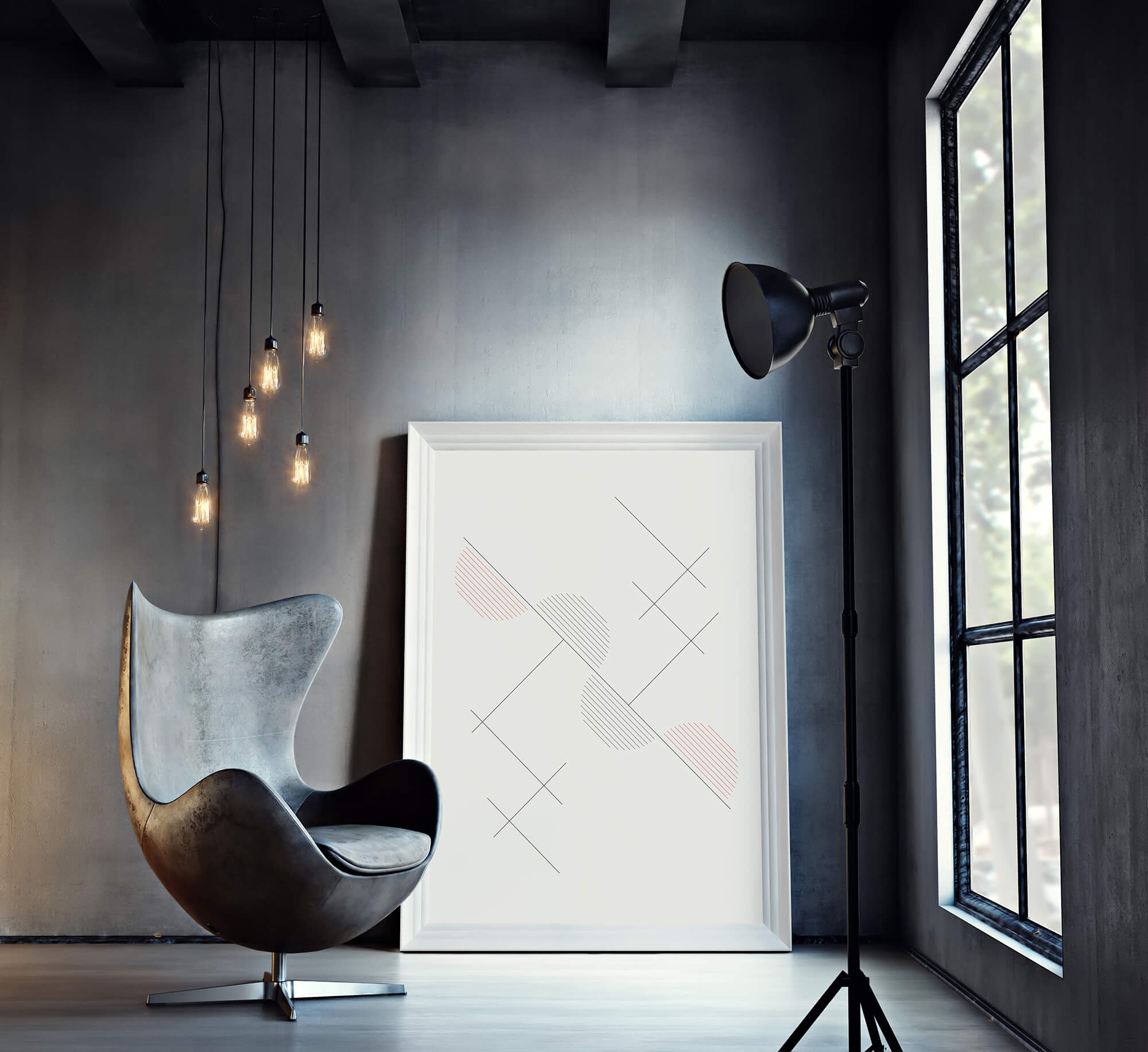 Abstracte Geometrische Poster