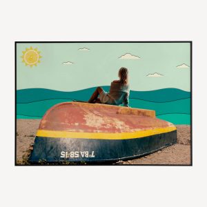 Collage Poster en Print - A Day At The Beach