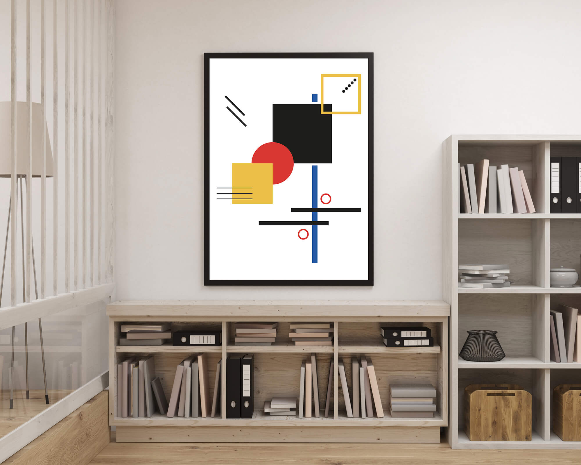 Abstracte poster en print - Geometrische Wanddecoratie