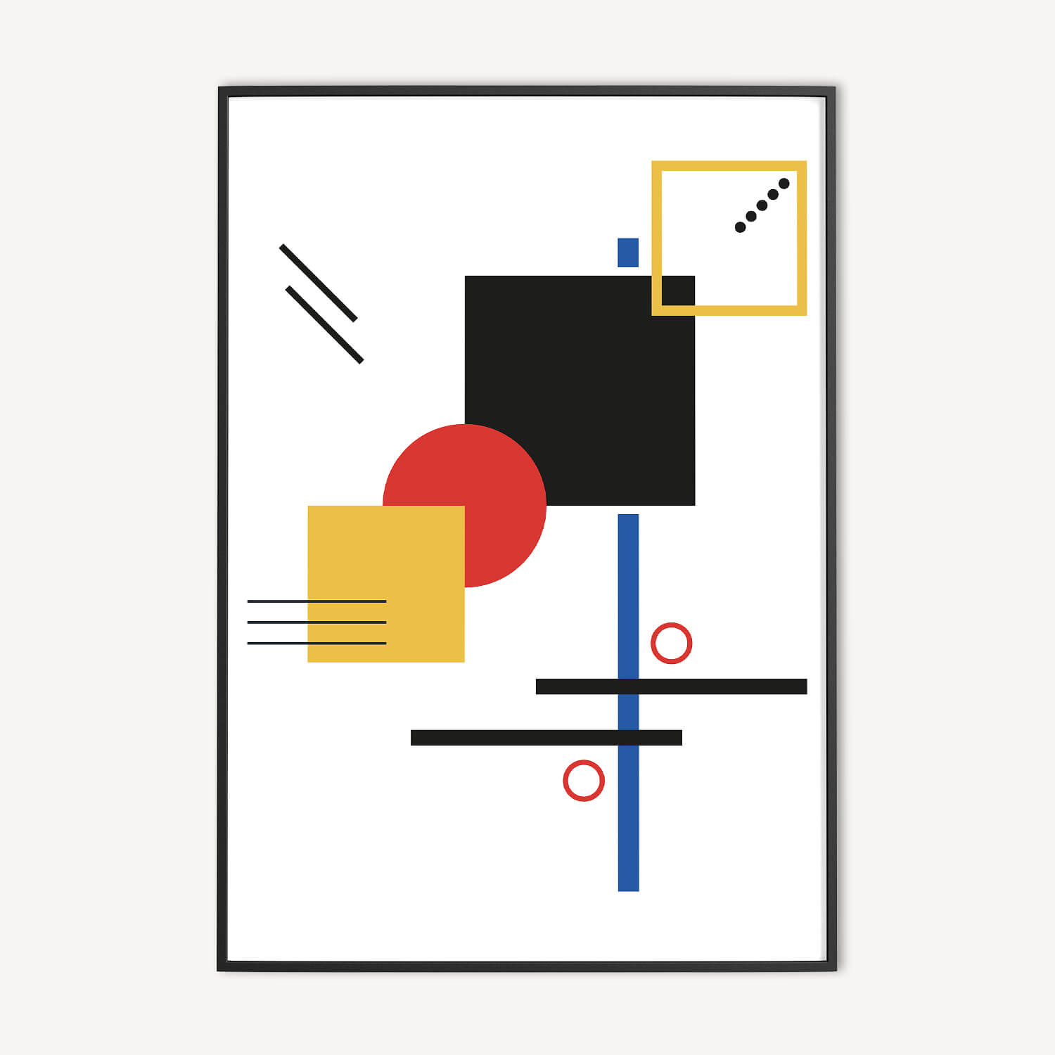 Geometrie - Kleurrijke Geometrische Kunst Poster