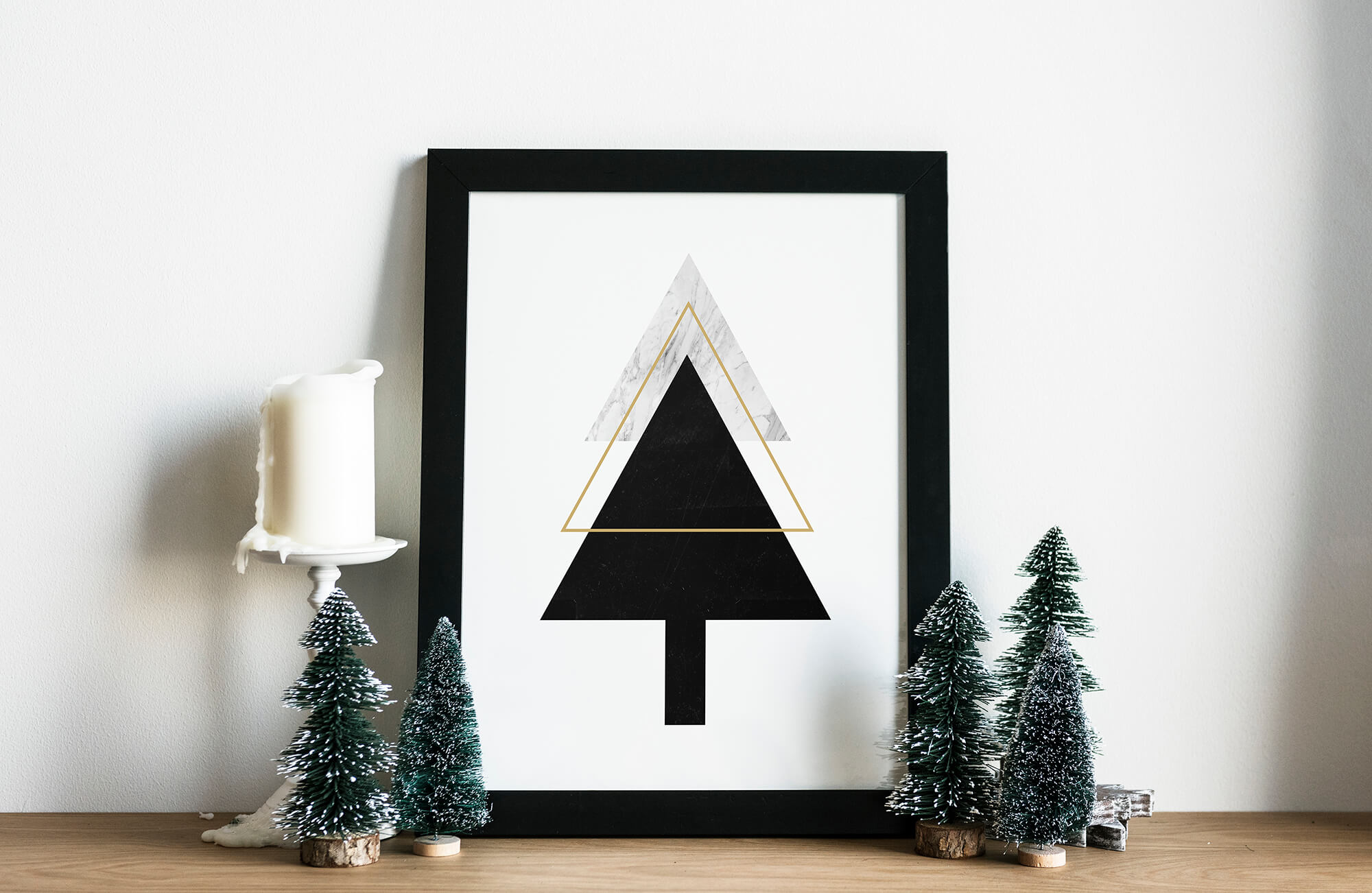 Scandinavische Kerst Wanddecoratie