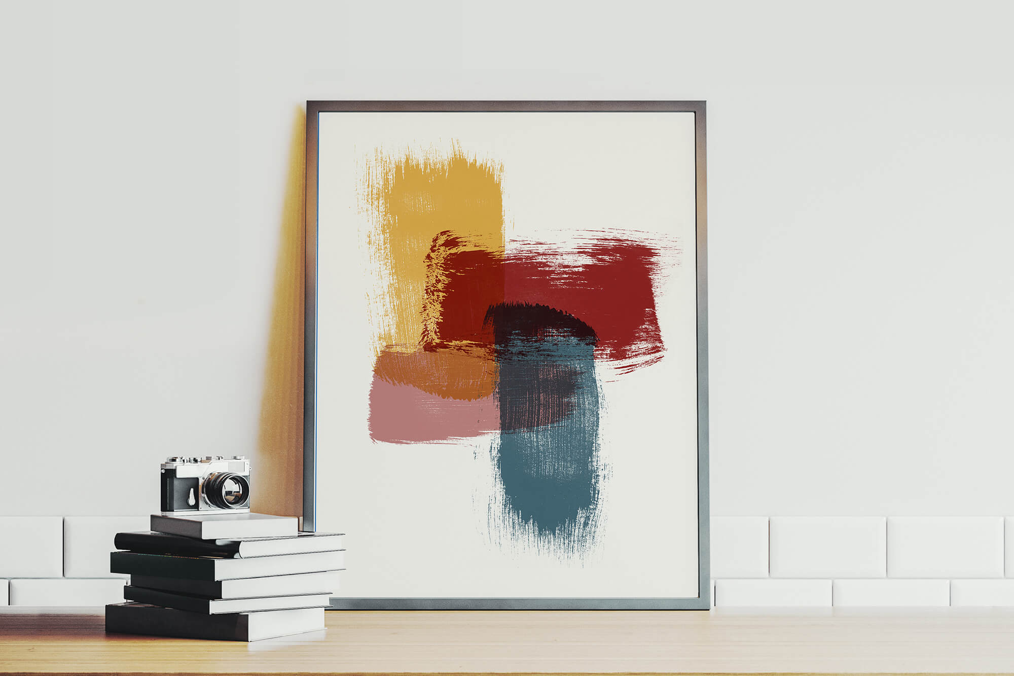 Layers - abstracte poster en canvas print