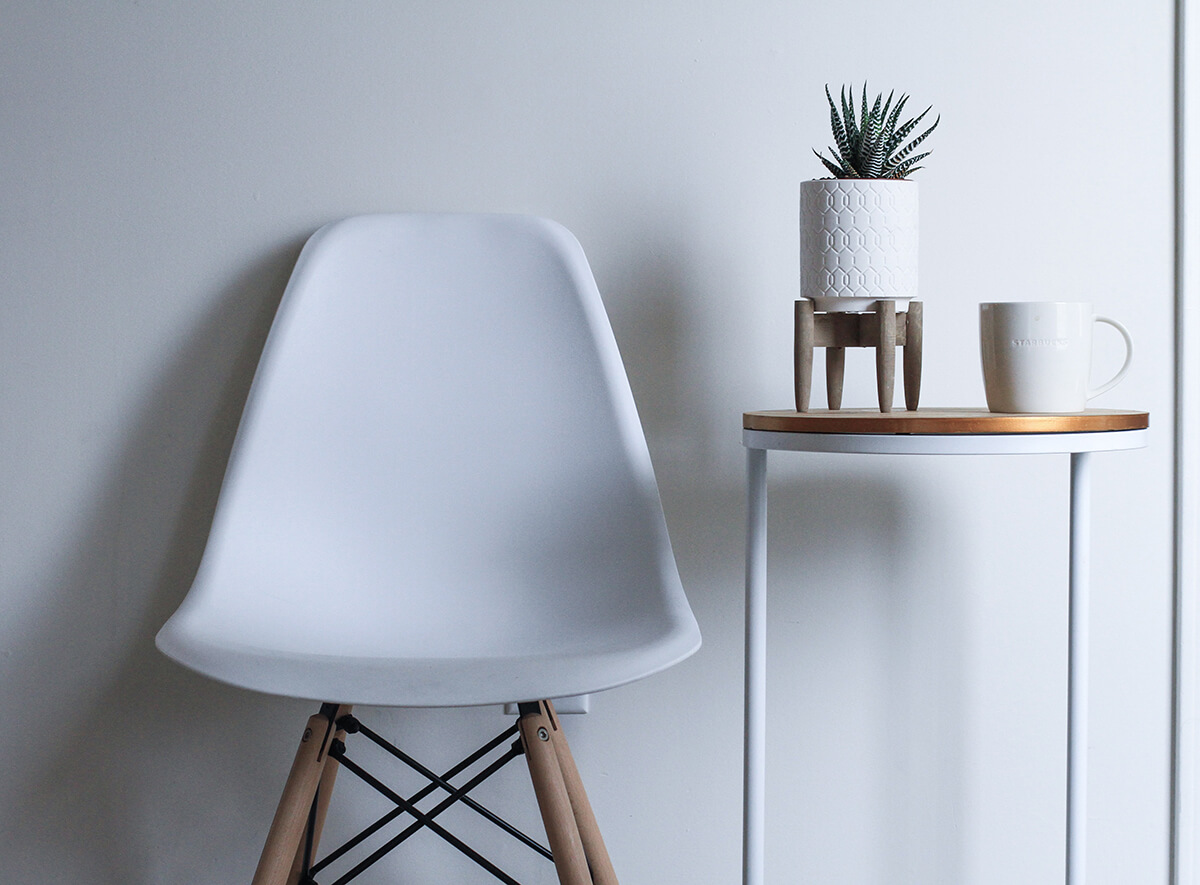 wit scandinavisch interieur