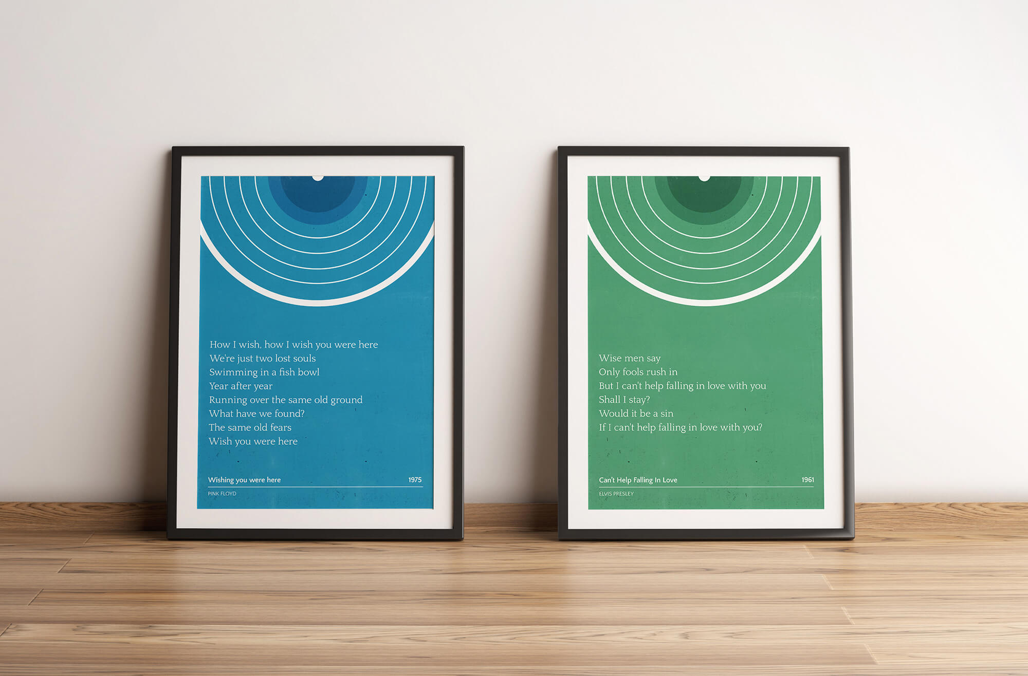 Songtekst Industriele poster en canvas print