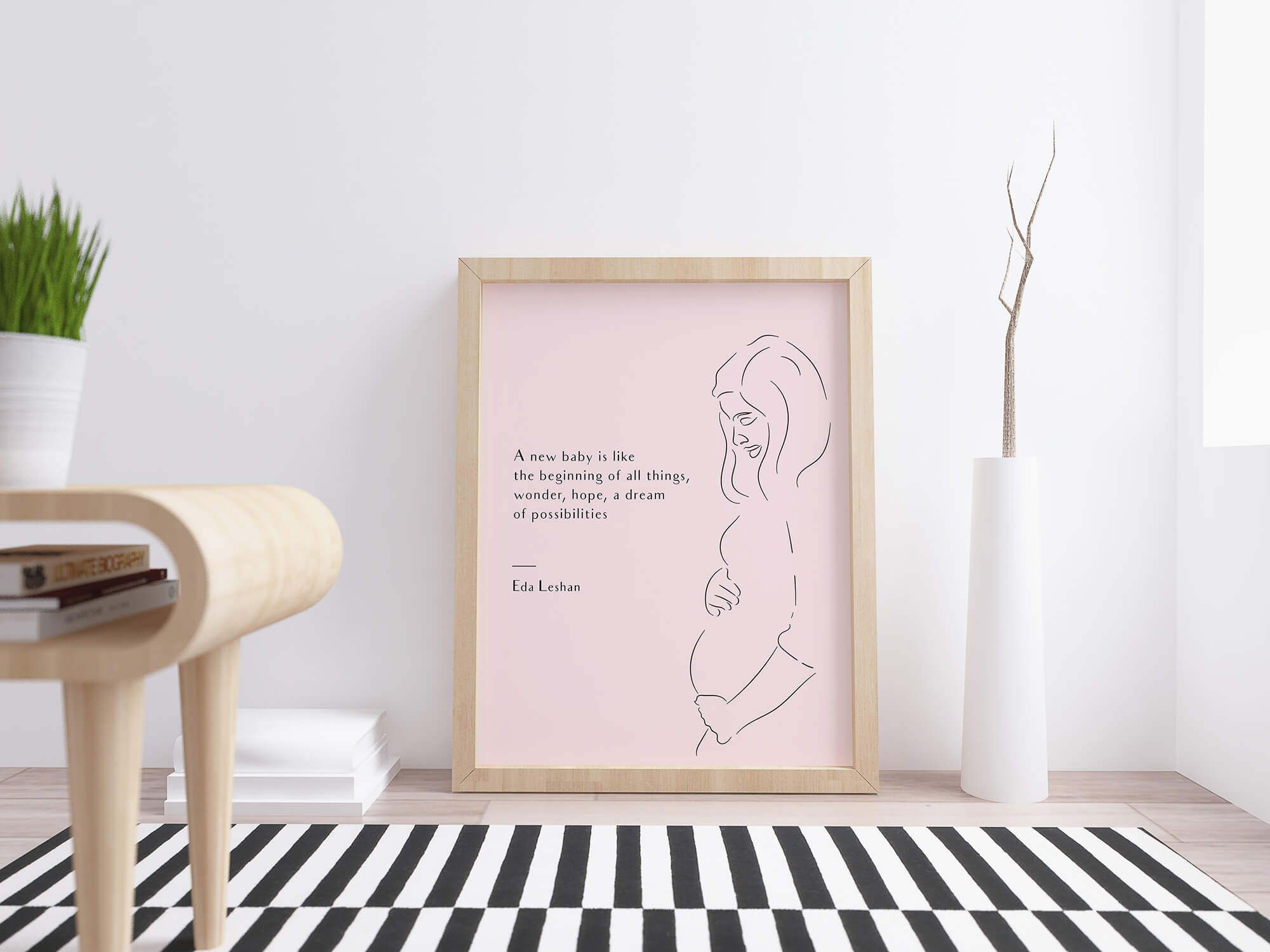 Moederdag cadeau - Scandinavische wanddecoratie